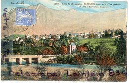 - St Bonnet - Champsaur, Vue Générale Le Drac Et Le Pont Des Baraques, 1932, Rare En Couleur, , écrite, TBE, Scans. - Sonstige & Ohne Zuordnung