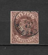 LOTE 1812  /// (C020) ESPAÑA  AÑO 1862   - EDIFIL Nº: 58  CON MATASELLO AMBULANTE  ¡¡¡ OFERTA !!! - Used Stamps