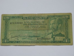 1 One Ethiopian Dollar 1966 - National Bank Of Ethiopia    **** EN  ACHAT IMMEDIAT  **** - Etiopia