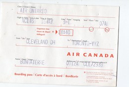 AIR CANADA : Billet D'avion Cleveland Toronto (PPP16576) - Mondo