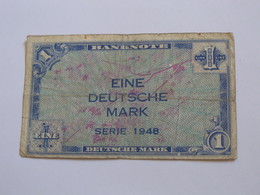 1 Eine Deutsche Mark Série 1948 - BANKNOTE - Allied Occupation WWII - ALLEMAGNE   **** EN ACHAT IMMEDIAT **** - 1 Mark