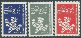 1961 EUROPA UNITA CEPT TURCHIA MNH ** - F8-9 - 1961