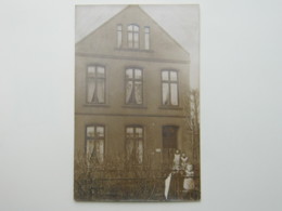 NORDEN , Fotokarte  Hausnummer 4 Karl Ochertal ,  Schöne Karte 1911   Mit Marke +  Stempel - Norden