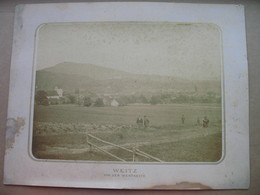 Old Carton Photograph Weitz Von Der Westseite - Weiz