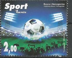 BH 2018-735 FIFA CUP IN RUSSIA, BOSNA AND HERCEGOVINA, 1 X 1v, MNH - 2018 – Rusia