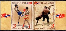 Thailand - 2018 - Wrestling - 60 Years Of Diplomatic Relations With Turkey - Mint Stamp Set - Thailand