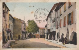 Drome : BUIS-les-BARONNIES : Vue Générale - Colorisée ( Tampon Perlé Eymeux - Drome ) - Buis-les-Baronnies