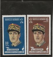 TIMBRE N° 294 A 295  -GENERAL DE GAULLE - NEUF SANS CHARNIERE - ANNEE 1970 - Nuovi