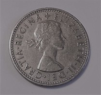 Monnaie, Grande-Bretagne, Elizabeth II, One Shilling, 1956,  (B18 37) - Nieuwe Sets & Proefsets