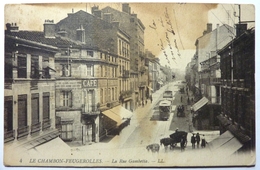 LA RUE GAMBETTA - LE CHAMBON-FEUGEROLLES - Le Chambon Feugerolles