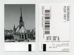 Ticket D'entrée / Entrance Ticket / Enterbewijs / Ulaznica - Conciergerie, Paris, France - 2018 - Toegangskaarten