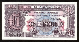 British Armed Forces 1948, 1 Pound - UNC - AA 10 027543 - Fuerzas Armadas Británicas & Recibos Especiales