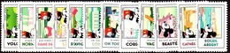 France Autoadhésif ** N° 1582 à 1593 - Mickey - Unused Stamps