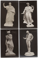 Sculpture - 6 Cartes Photo -SARDANAPAL-APOLLON-MERCUR- NARCISSUS-PROCIS-JUPITER-  AE Berlin 1906 1907 - Skulpturen