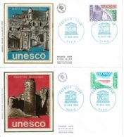 1980 - 2 Env. FDC - UNESCO - Sites Classés à Protéger: Pakistan: Moenjodaro Et Haiti: Palais Sans Souci - Tp N° 61 - 62 - UNESCO