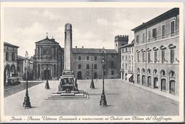 Imola - Piazza Vittorio Emanuele E Monumento Ai Caduti Con Chiesa Del Suffragio - HP1547 - Imola