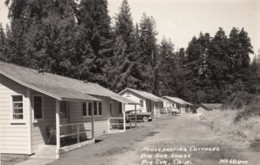 Big Sur California, Big Sur Lodge Housekeeping Cottages, Autos, C1950s Vintage Real Photo Postcard - Big Sur