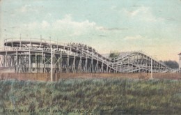 Oakland California, Idora Park Amusement Park, Scenic Railway Roller Coaster Ride, C1900s Vintage Postcard - Oakland