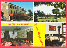 CPM-12-MONTBAZENS - Hôtel Du Levant - Multivues** 2 SCANS - Montbazens