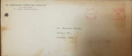 O) 1953 CANADA, PRESTAMP-METER COMPTEUR, FROM NEWFOUNDLAND TUBERCULOSIS ASSOCIATION TO HAVANA CARIBE, FRANQUEO.POSTAGE, - Cartas & Documentos