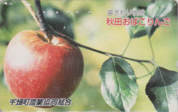 Télécarte Japon / 110-016 - Fruit POMME - APPLE Fruit Japan Phonecard - APFEL Obst TK - 61 - Alimentation