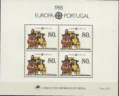 PORTUGAL 1988 Europa Cept Moyens De Transport Et De Communication,  1 SS MNH - 1988