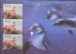 PORTUGAL Açores 1999 Europa Parcs Nationaux Ilha Do Pico Dauphins, 1 SS MNH - 1999