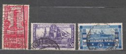 Italy Kingdom 1931 Sassone#300-302 Mi#369-371 Used - Oblitérés