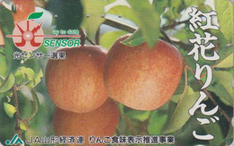Télécarte Japon / 110-011 - Fruit - POMME - APPLE Japan Phonecard ** JA ** - APFEL Obst Telefonkarte - 87 - Alimentation