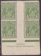 Australia 1931 Wmk CofA SG 125 Mint Never Hinged (John Ash Imprint) Toned - Nuovi
