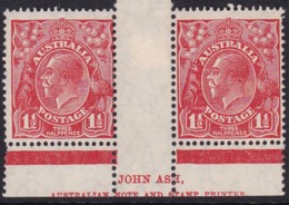 Australia 1926 Wmk 7 P.13.5x12.5 SG 96 Mint Hinged (John Ash Imprint) - Ungebraucht