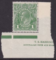Australia 1924 No Wmk P.14 SG 83 Mint Never Hinged - Nuevos