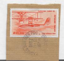 Frankreich 321 / Fragment Mit Flugzeug 20,00 FF - 1960-.... Used