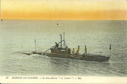 SOUS MARIN LA LOUTRE N°48 MARINE  DE GUERRE MILITARIA BATEAUX EDITEUR LL - Sottomarini