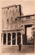 CPA  EGYPTE----ENTREE DU TEMPLE D'EDFOU - Idfu