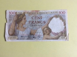 Billet 100 Francs Sully, 1941 (699) - Petite Déchirure & Tâche - 100 F 1939-1942 ''Sully''