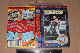 K7 Robocop Commodore 64 /128 Anglais Italien + Notice Non Tester - Commodore