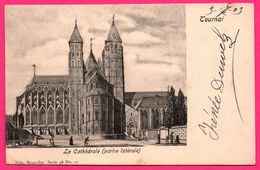 Cpa - Tournai - La Cathédrale - Les 5 Clochers - Oblit. TOURNAI Vers GENEVE 1903 - Doornik