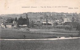 Dixmont - Vue Du Bourg Et Ses Jolis Coteaux - Meule De Foin - Dixmont