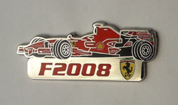 L327 Pin's Ferrari Officiel F2008 Shell Qualité Egf Signé Bolaffi 40 Mm X 15 Mm RARE Achat Immédiat Immédiat - Ferrari