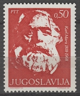 Karl Marx - Yugoslavia 1968 - MNH - Karl Marx