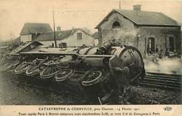 060119A - 28 COURVILLE Catastrophe 1911 Train Rapide Train Marchandises - Chemin De Fer Déraillement - Courville