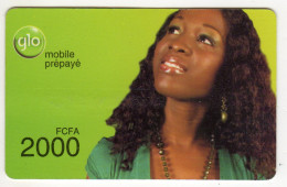 BENIN Prepayé GLO 2000 FCFA Date 15/10/2011 - Bénin