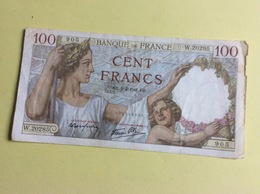 Billet 100 Francs Sully, 1941 (905) Froissé - 100 F 1939-1942 ''Sully''