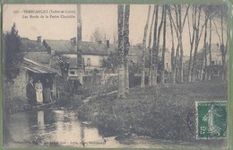 CPA - INDRE ET LOIRE - SEMBLANCAY - LES BORDS DE LA PETITE CHOISILLE - Animation Au Lavoir - Lorin, Tabac, éditeur / 627 - Semblançay