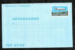 PRINCIPAT D'ANDORRA . AEROGRAMME . 3FR70 . - Andere & Zonder Classificatie