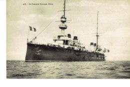 Cpa Le Croiseur Cuirassé Gloire. - Warships