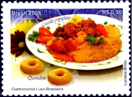 BRAZIL #3056  -  Portuguese-Brazilian Gastronomy: "Cozido And Quindim" - Cuisine   -  2008 - Ongebruikt