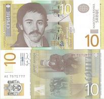Serbia 10 Dinara 2006. UNC AE Prefix - Serbien