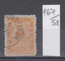 54K167 / T12 Bulgaria 1892 Michel Nr. 10 - Transparentes Papier - Timbres-taxe POSTAGE DUE Portomarken USED ( O ) - Impuestos